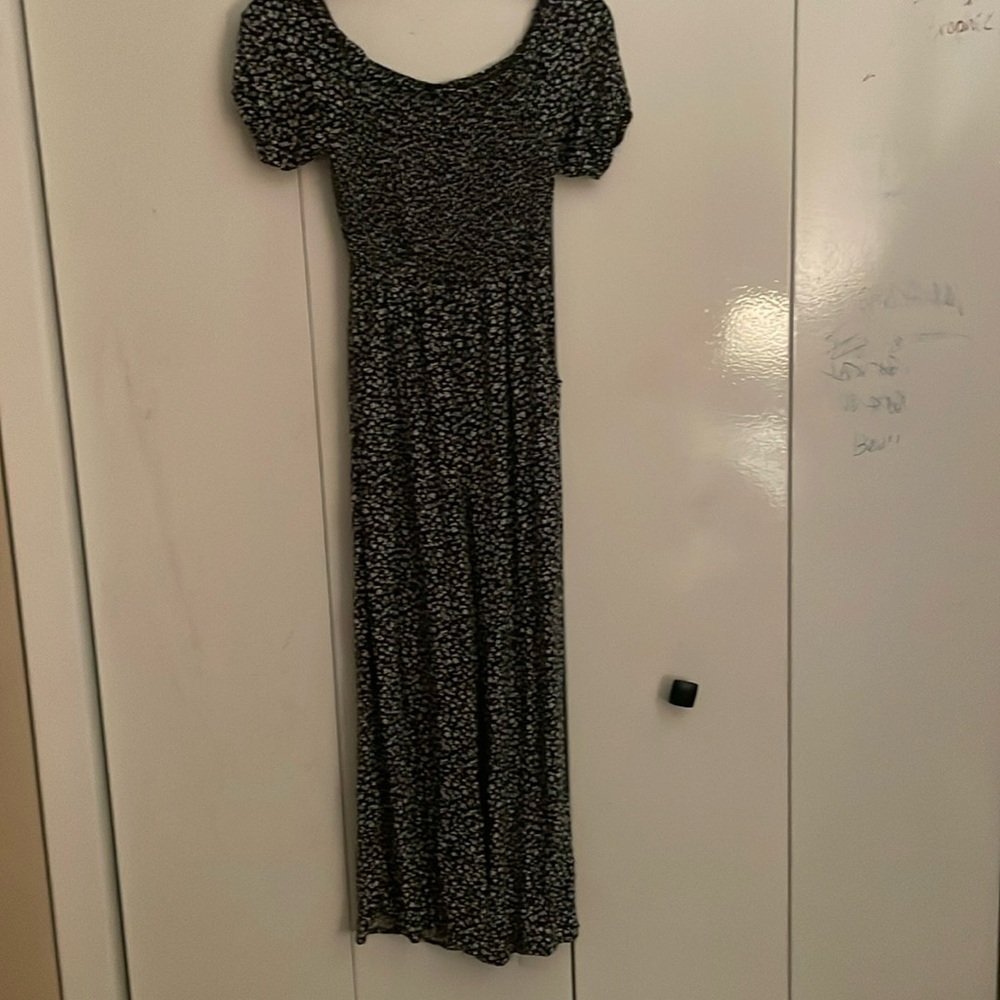 Black and white jumpsuit